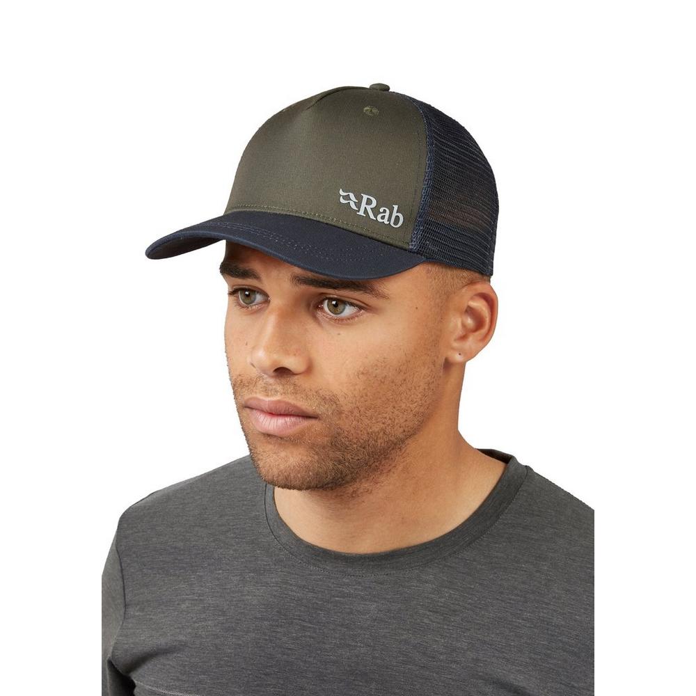 Rab Unisex Logo Trucker Cap - Army