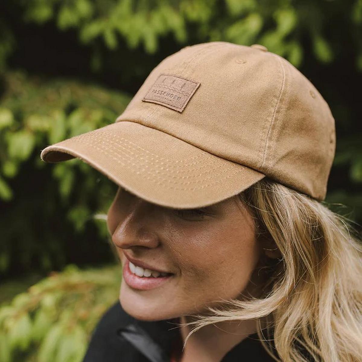 Passenger Unisex Canopy Recycled Cotton Cap - Brown Sugar