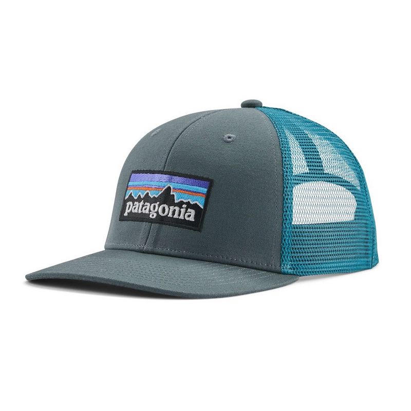 P 6 Logo Trucker Hat Blue