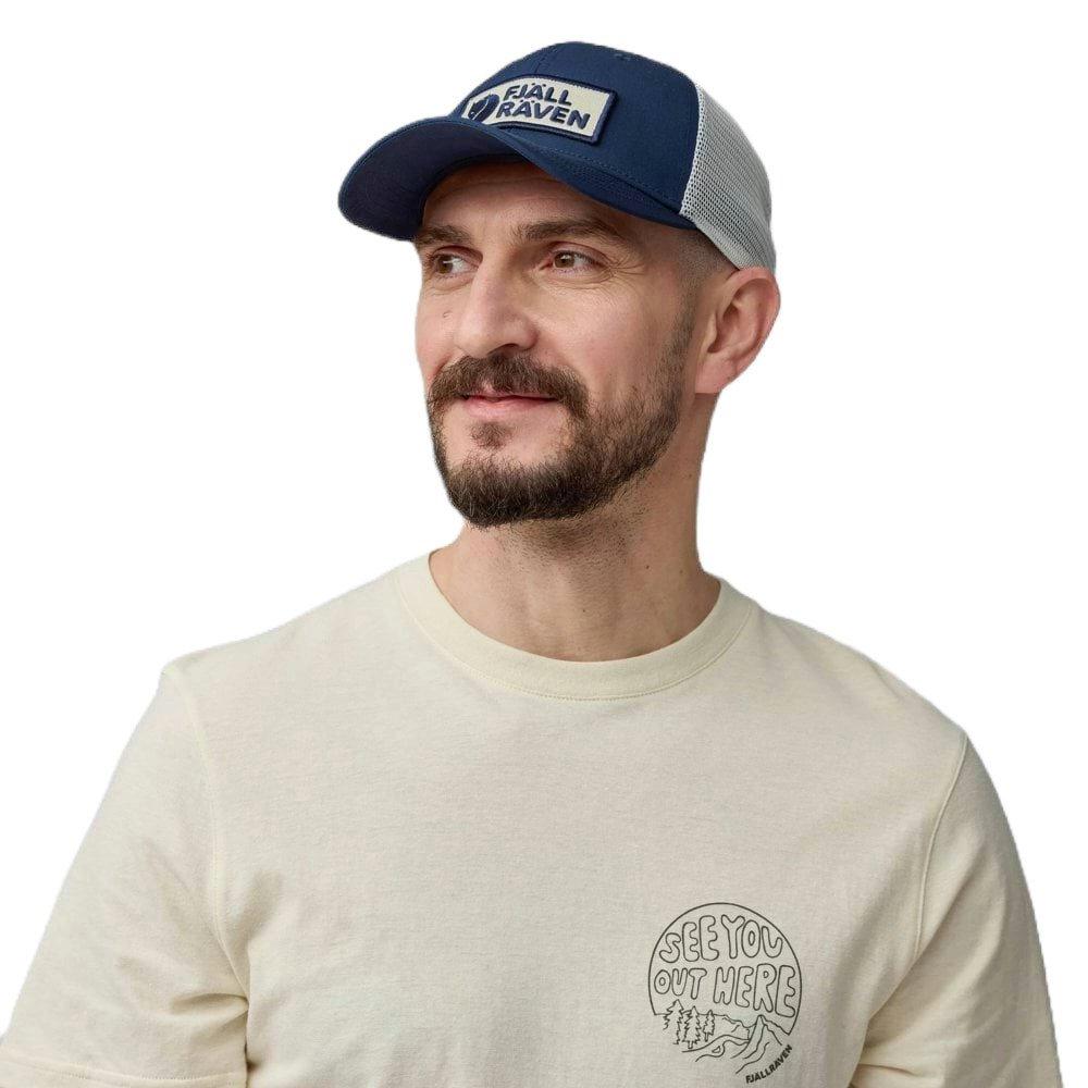 Fjallraven Men's Langtradarkeps Cap - Navy