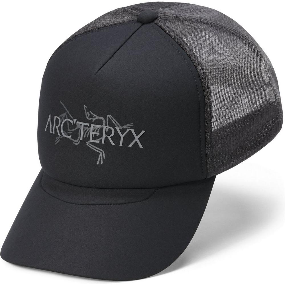 Arc'teryx Unisex Bird Word Trucker Hat - Black/Cloud