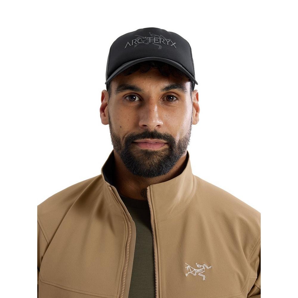 Arc'teryx Unisex Bird Word Trucker Hat - Black/Cloud