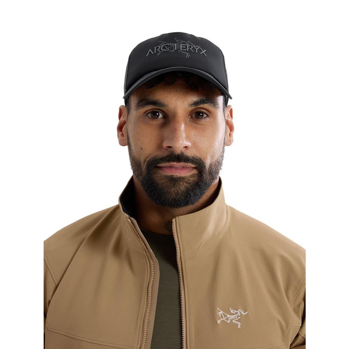 Arc'teryx Unisex Bird Word Trucker Hat - Black/Cloud