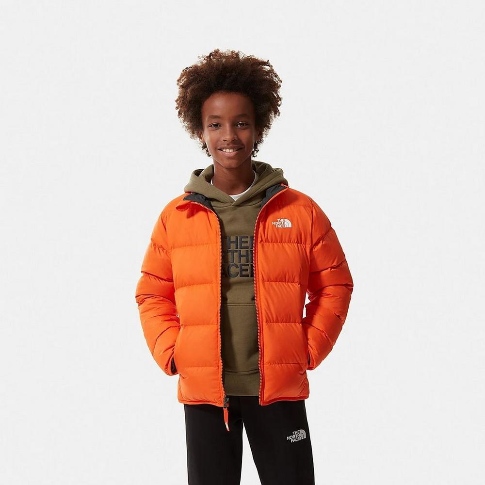 The North Face Kids Reversible Andes Jacket - Red Orange