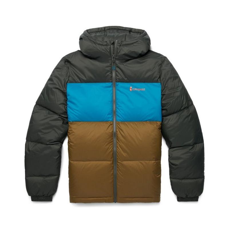 Men's Solazo Down Hooded Jacket - Woods/Gulf