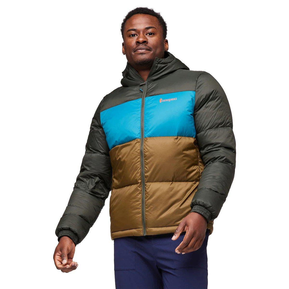 Cotopaxi Men's Solazo Down Hooded Jacket - Woods/Gulf