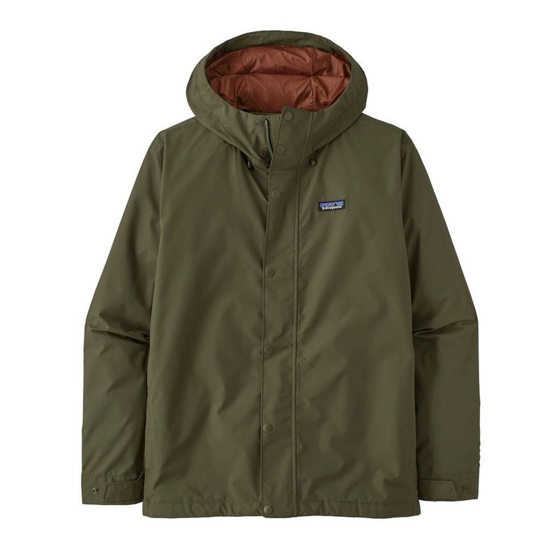 Patagonia Men s Jackson Glacier Rain Jacket Green Tiso