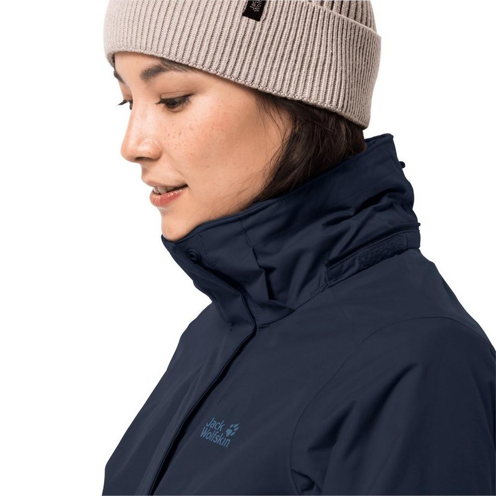 Jack Wolfskin Women's Arctic Ocean 3 in 1 Jacket - Midnight Blue