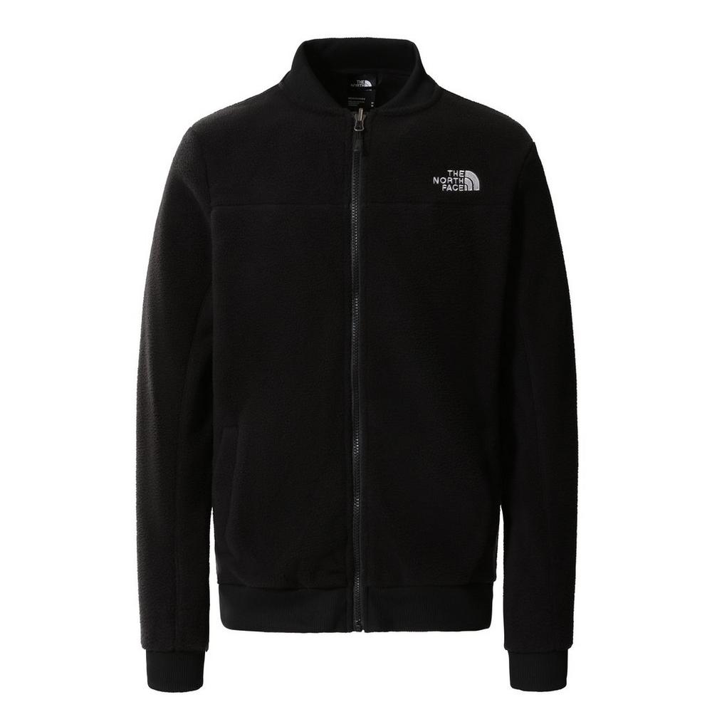 Black north shop face windbreaker mens