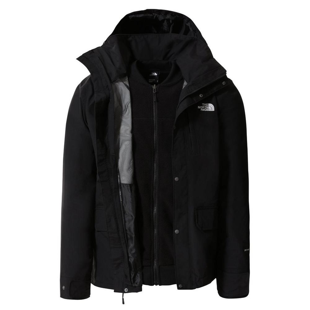 Black north face clearance windbreaker mens