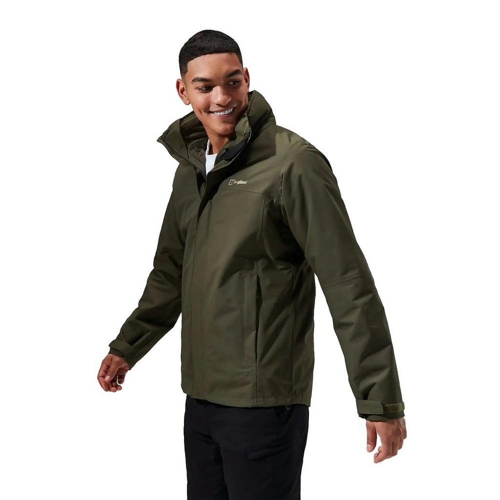 Green berghaus waterproof online jacket