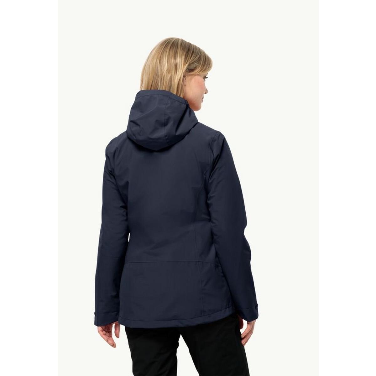 Jack Wolfskin Women's Moonrise 3 in 1 Jacket - Navy