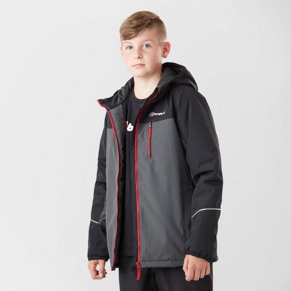 Berghaus Kids' Rannoch Jnr Insulated Waterproof Jacket - Black
