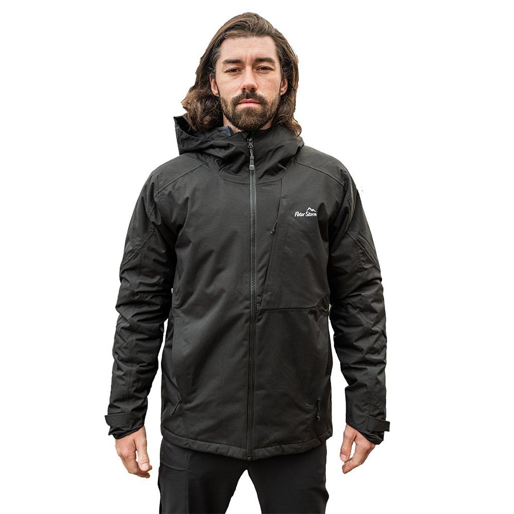 Men's black insulated clearance jacket