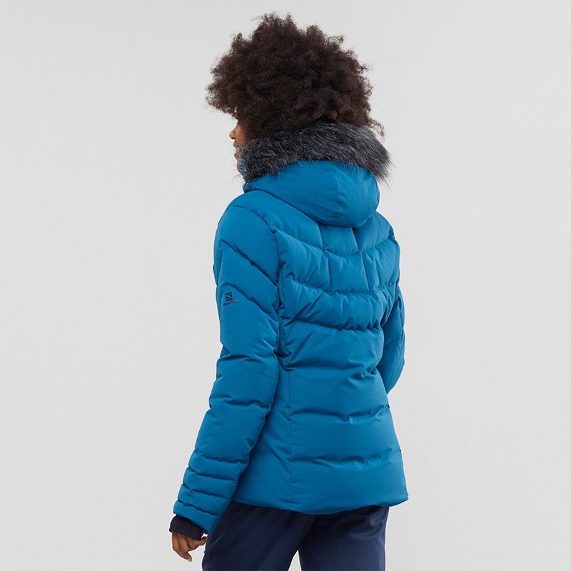 Salomon Women s Icetown Ski Jacket Blue