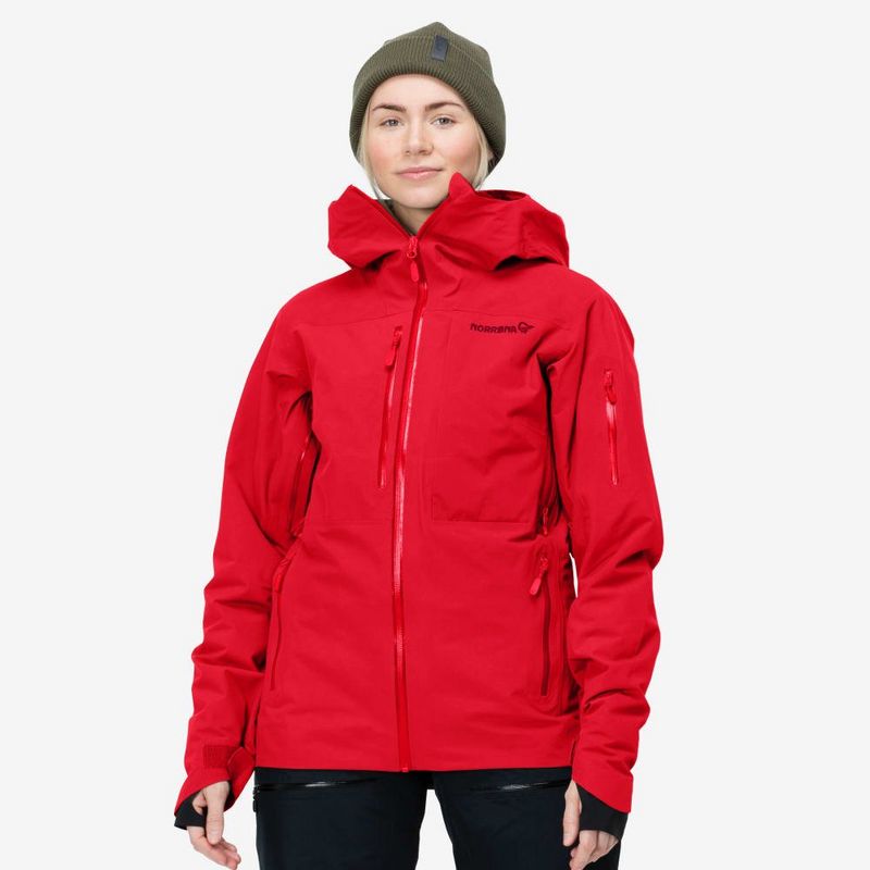 Norrona - Women's Lofoten GTX Insulated Jacket - True Red