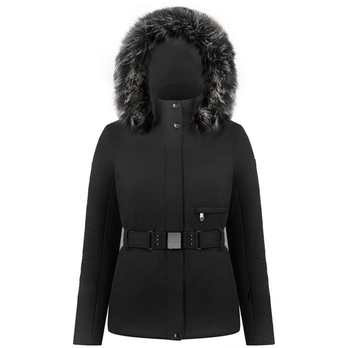 Poivre Blanc Linda Womens Ski Jacket in Black/White