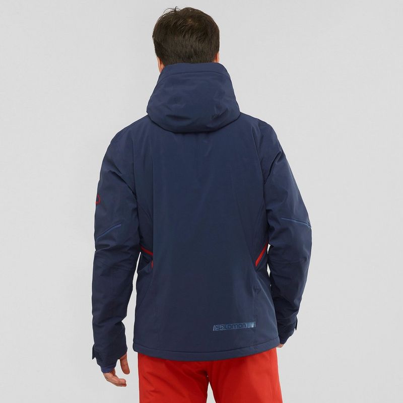 スキー SALOMON BRILLIANT JACKET MEN NIGHT SKY Ski Jacket Salomon Brilliant Men Night Sky | Outdoorsupply.co.uk