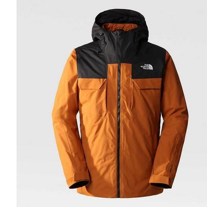 The North Face Fourbarrel Zip-In Triclimate Jacket - Leather Brown TNF Black