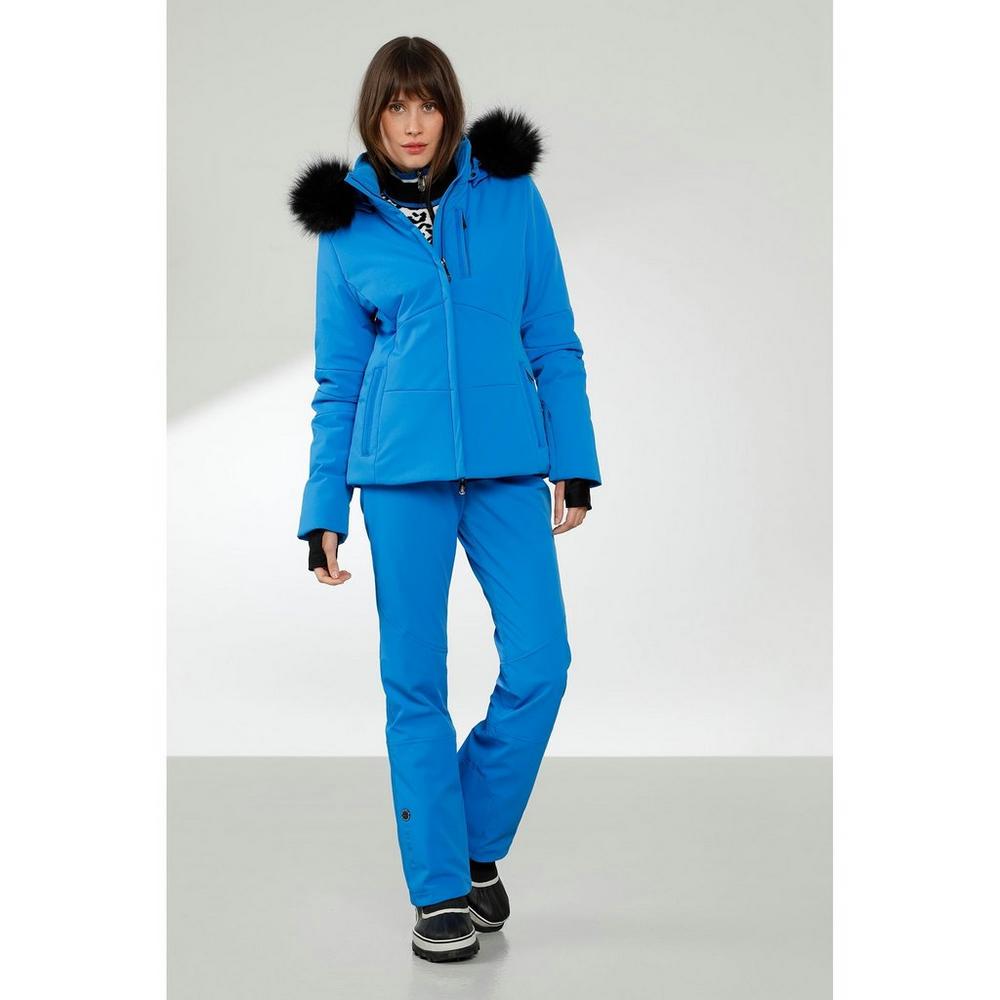 Poivre Blanc Stretch Ski Jacket with Faux Fur (Women's)