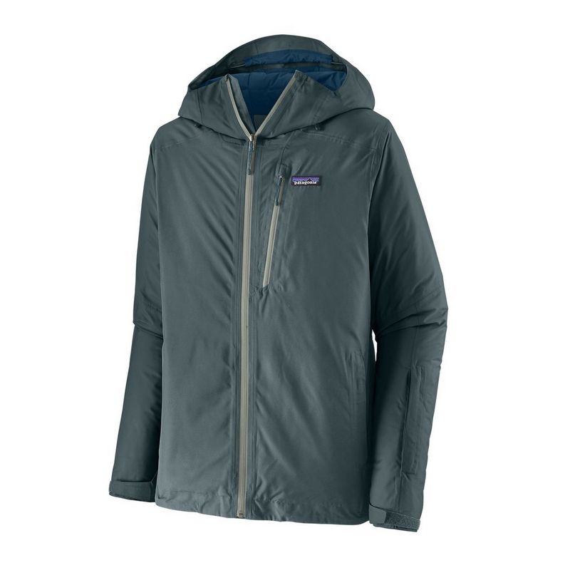 Patagonia Men s Insulated Powder Town Jacket Grey Tiso