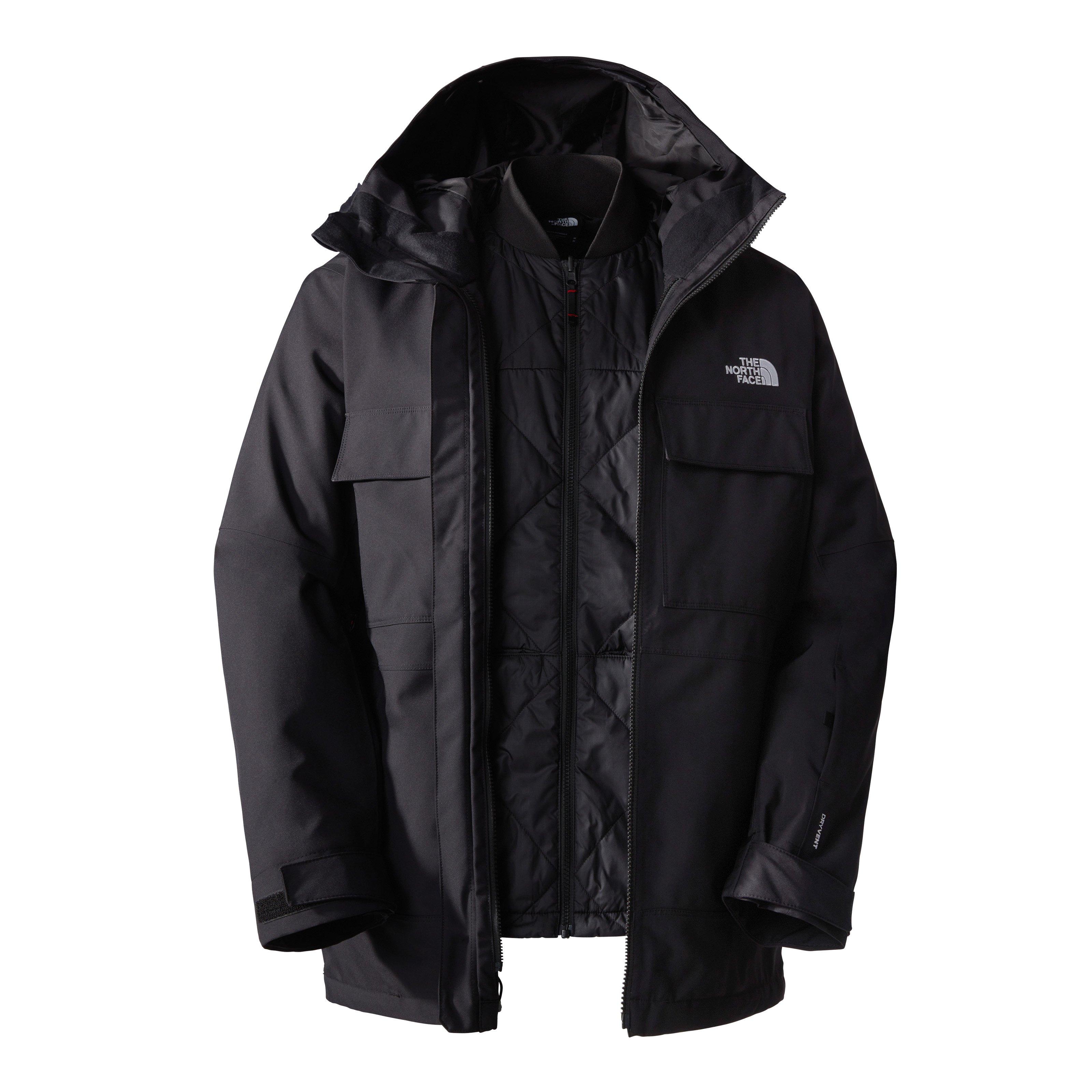 North face black hyvent on sale jacket