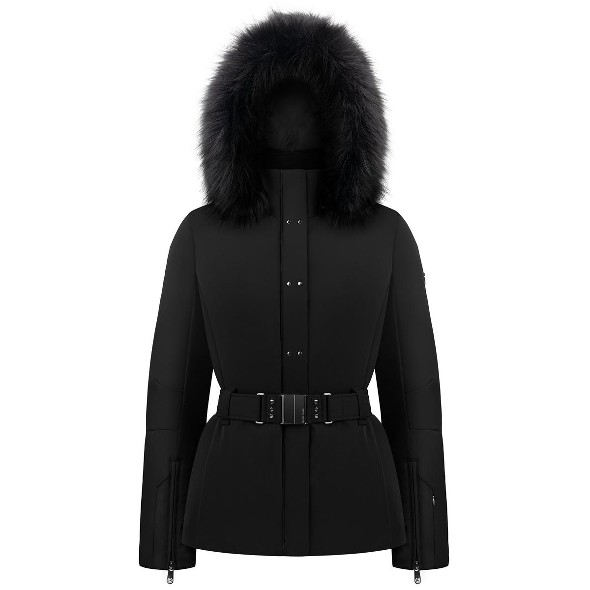 Poivre Blanc Women s Stretch Belted Ski Jacket Black George Fisher