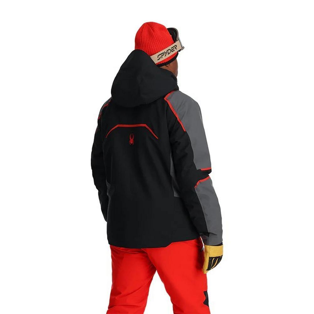 Black spyder ski jacket sale