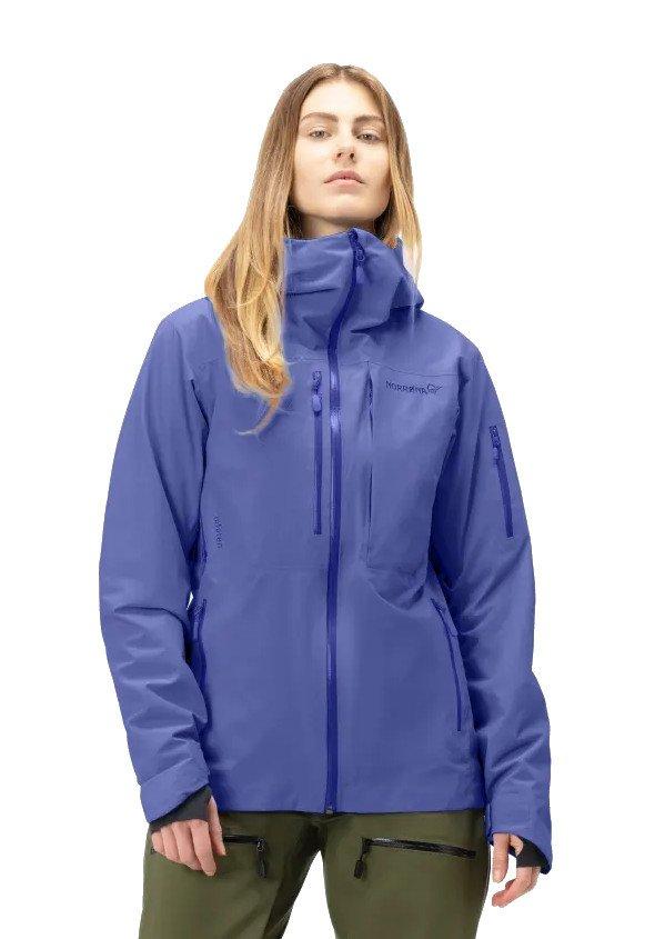 Norrona Womens Lofoten GORE-TEX Insulated Jacket - Purple | Tiso