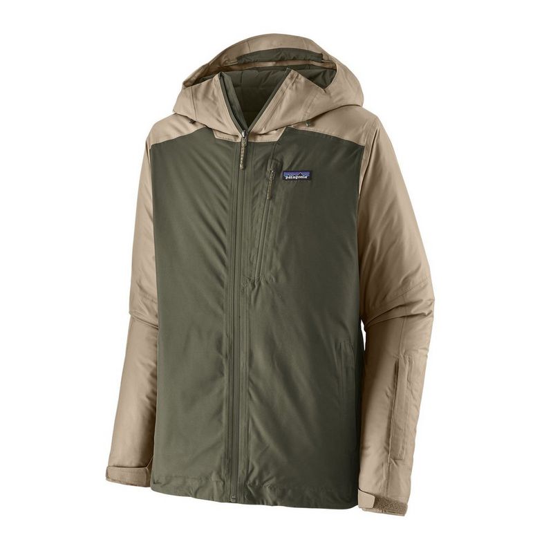 Patagonia Men's Insulated Powder Town Jacket Green Tiso