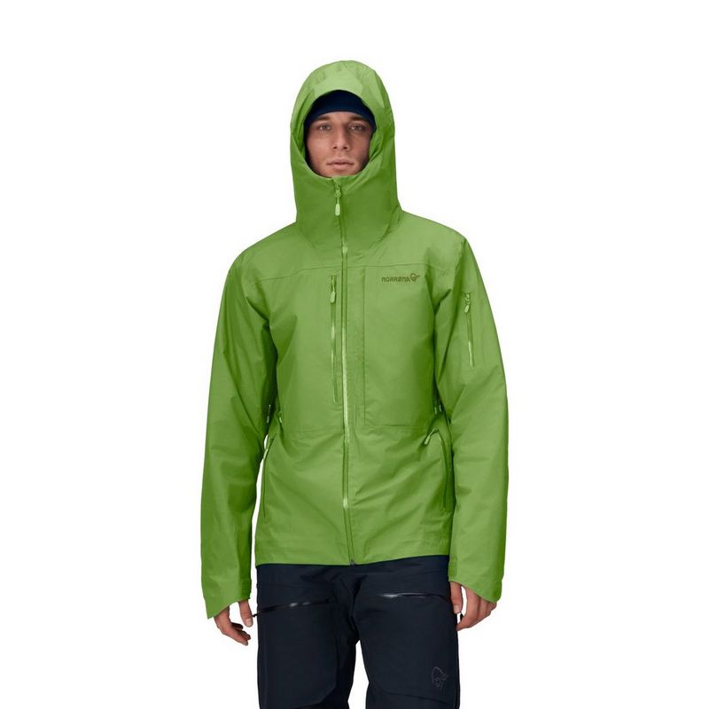 いま人気のアイテム Insulated GORE-TEX Lofoten Men's Norrona Jacket Tiso | Green - ジャケット・アウター