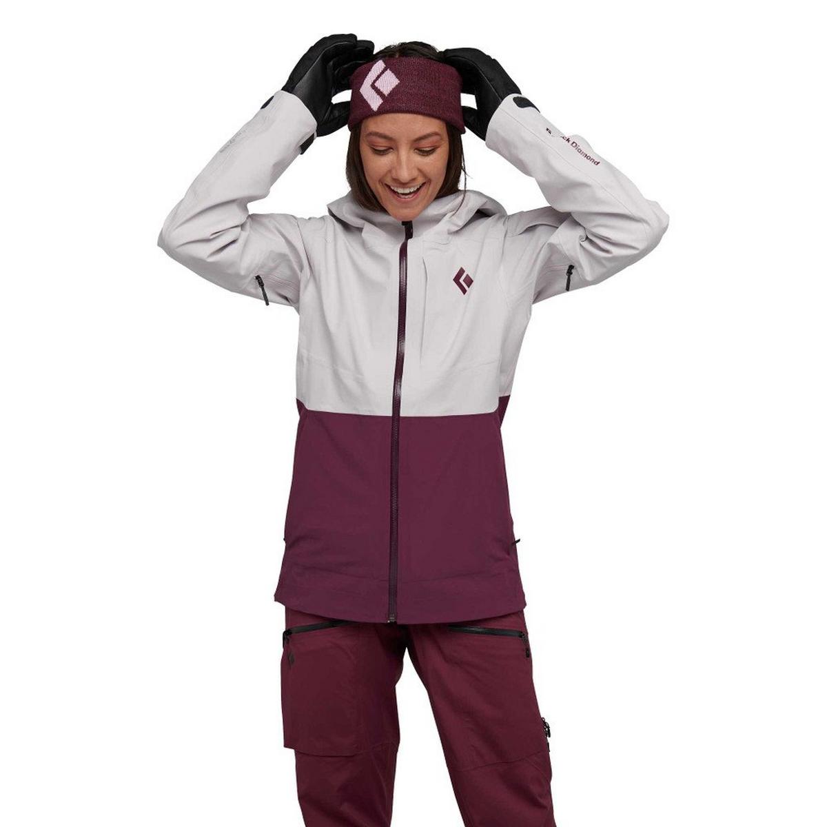 Black Diamond Equipment Women's Recon Stretch Ski Shell Jacket - Purple