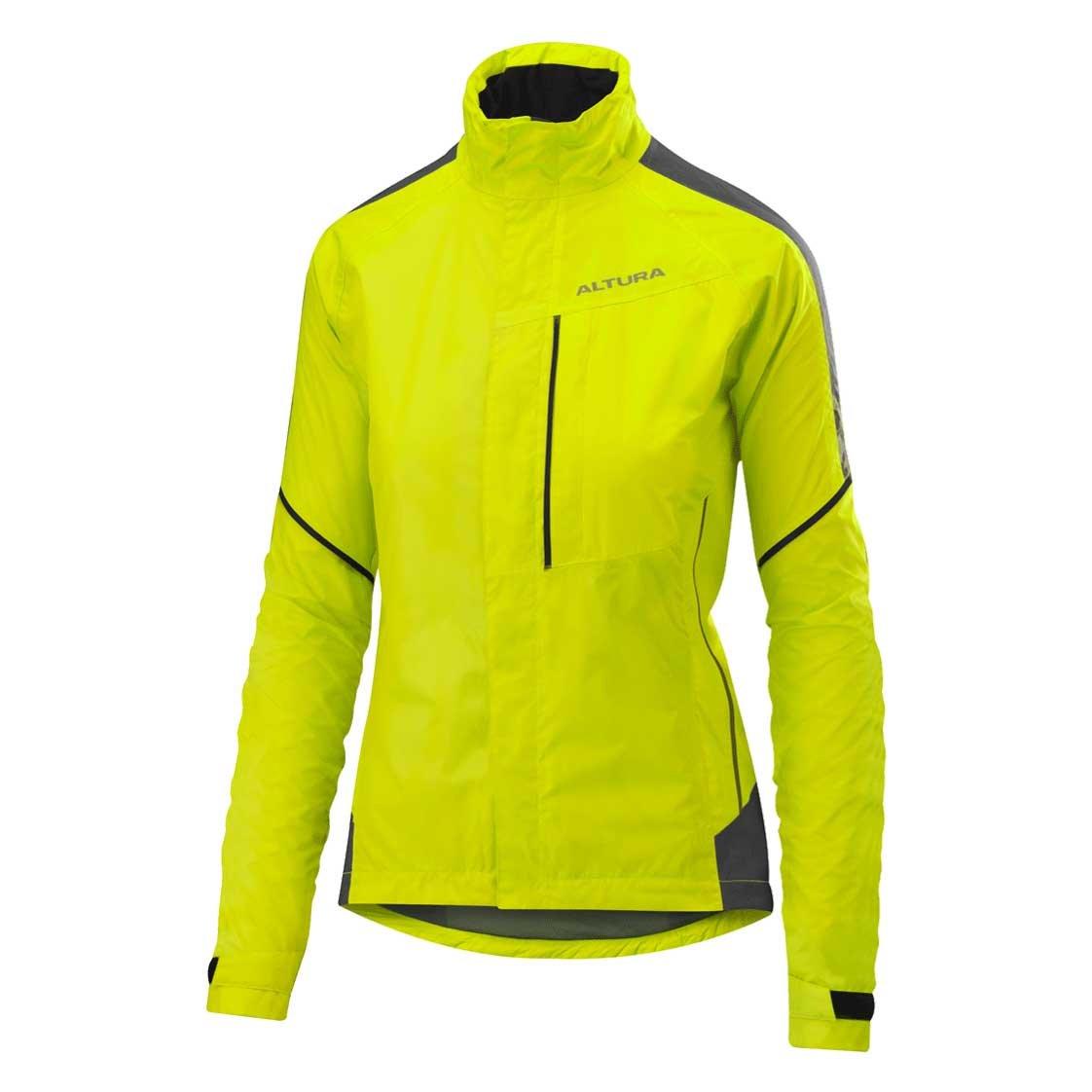 ladies hi vis cycling jacket