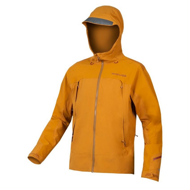 Endura Men s MT500 Waterproof Jacket II Nutmeg Men s Cycling Jackets Tiso UK