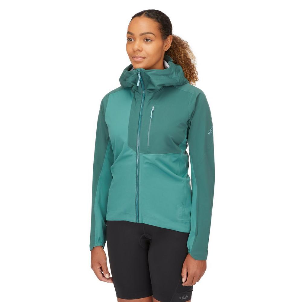 Rab Cinder Women's Kinetic Waterproof Jacket - Green