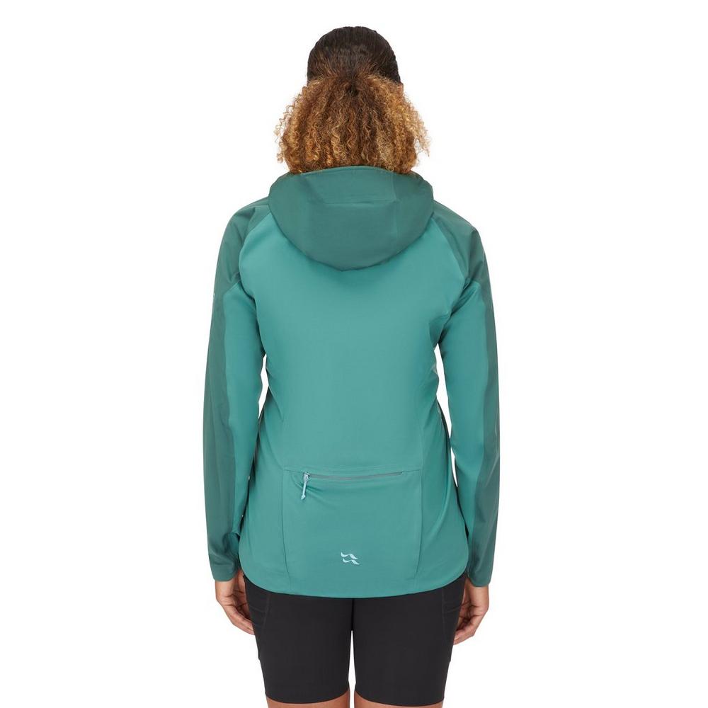 Rab Cinder Women's Kinetic Waterproof Jacket - Green