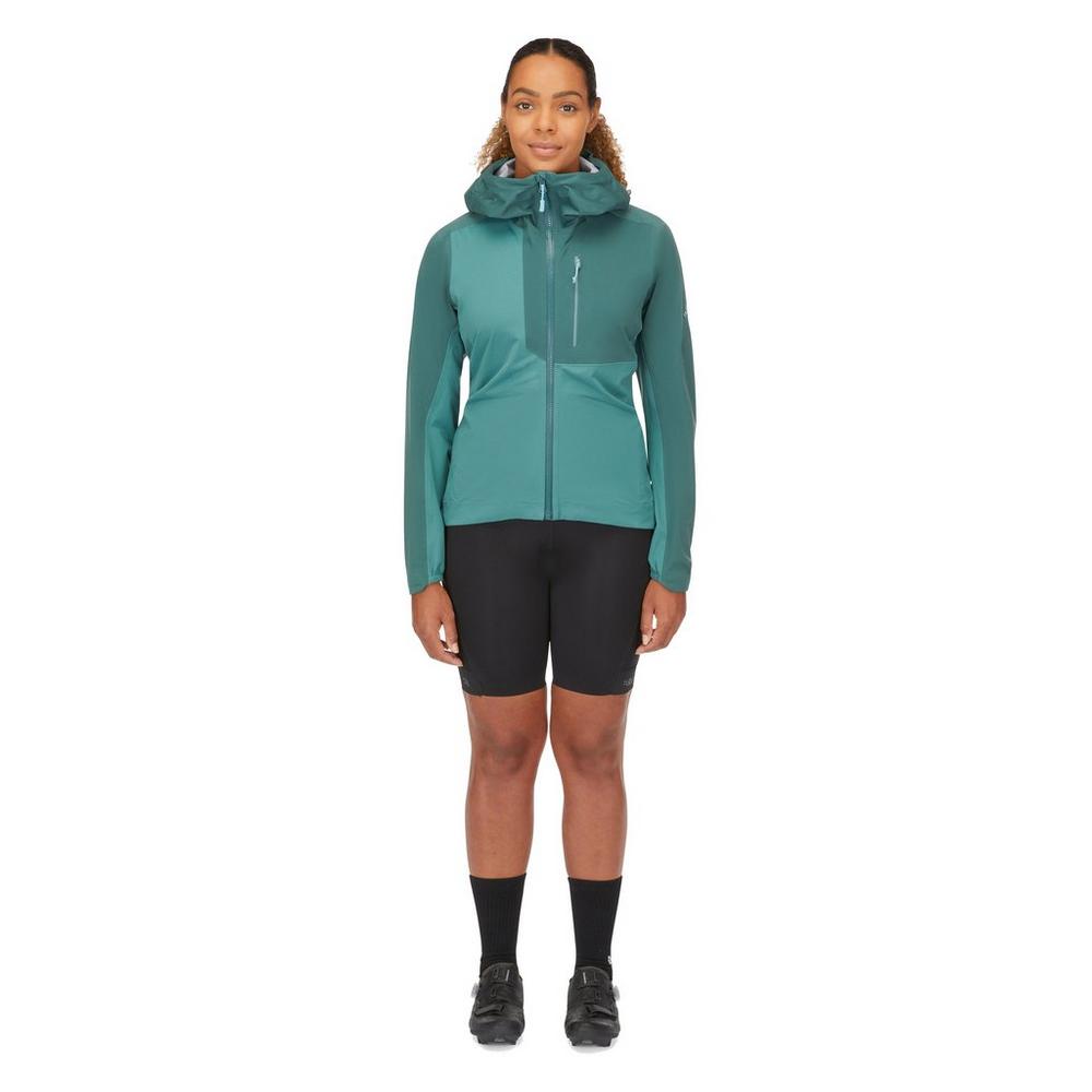 Rab Cinder Women's Kinetic Waterproof Jacket - Green