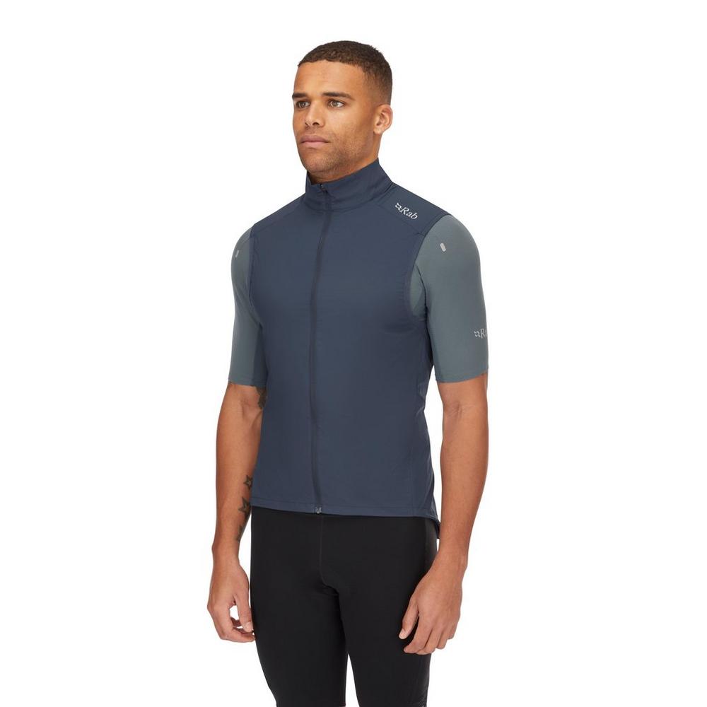 Rab Cinder Men's Windveil Vest - Navy