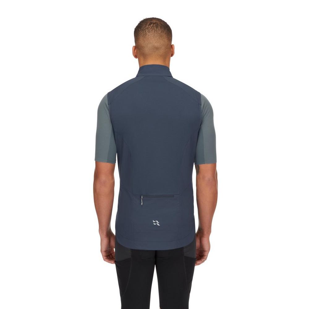 Rab Cinder Men's Windveil Vest - Navy
