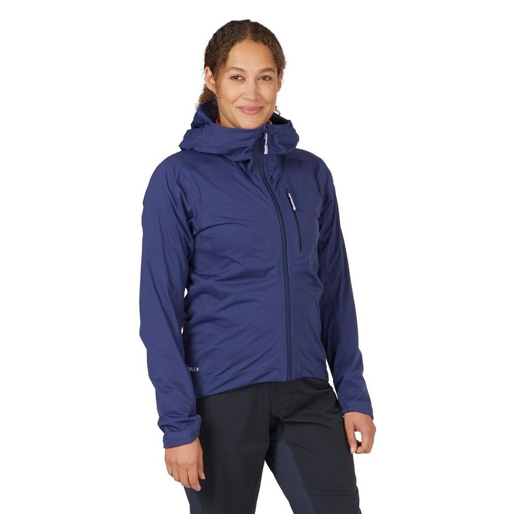 Rab Cinder Women's Kinetic Waterproof Jacket - Blue