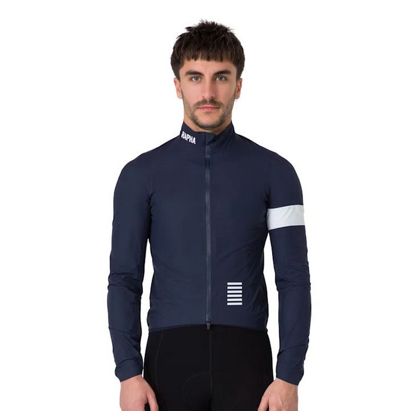 Rapha Men s Pro Team GORE TEX Rain Jacket Blue Tiso