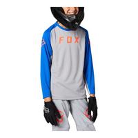  Youth Defend Long Sleeve Jersey - Steel Grey