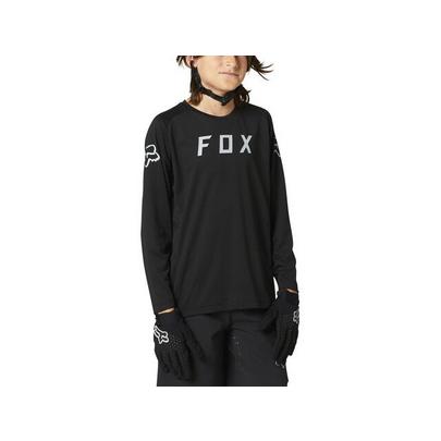 Fox Kid's Defend Long Sleeve Jersey - Black