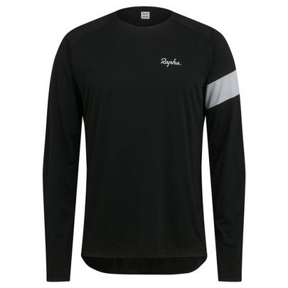 Rapha Men's Trail L/S Technical T-Shirt - Black