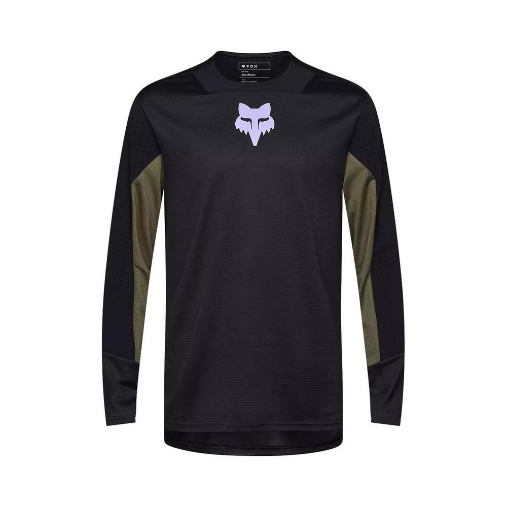 Fox Men's Defend Park Long-Sleeve Jersey - Black