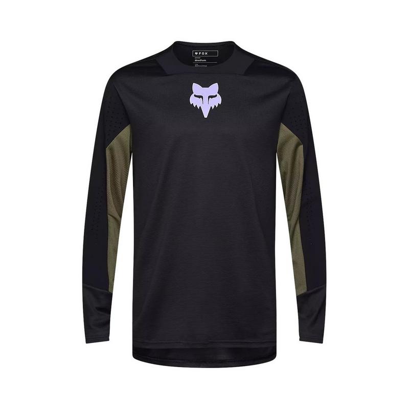 Men's Defend Park Long-Sleeve Jersey - Black