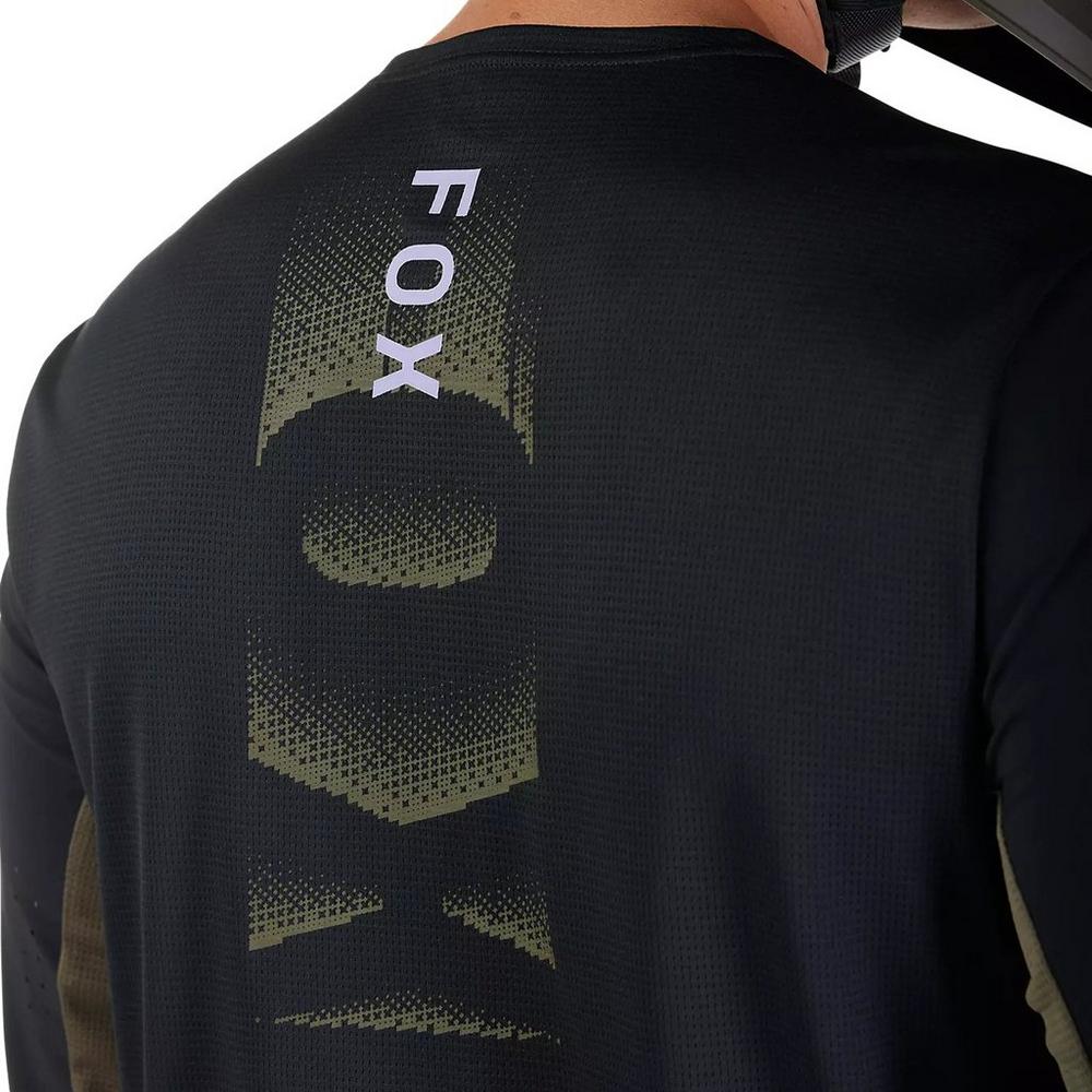 Fox Men's Defend Park Long-Sleeve Jersey - Black