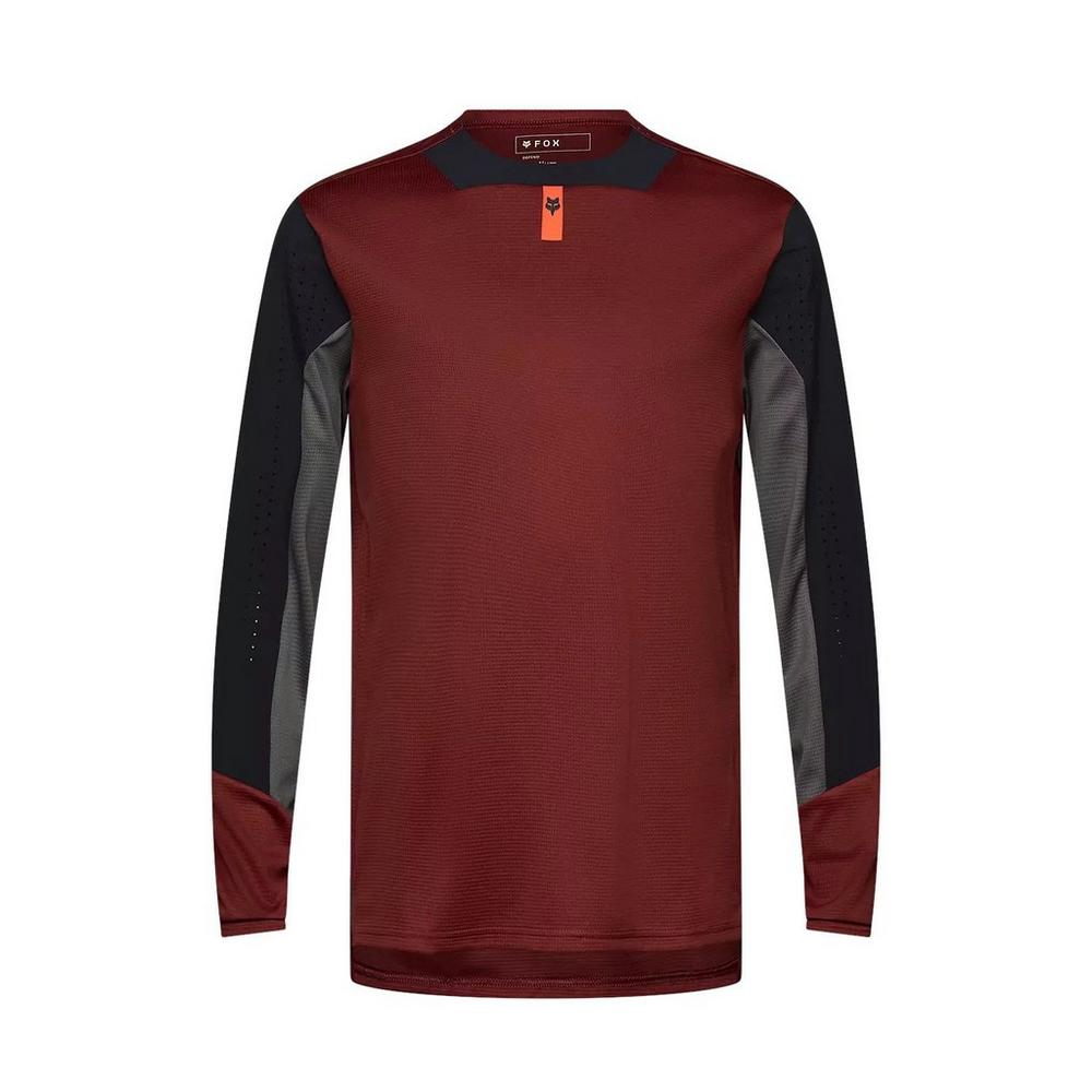 Fox Men's Defend Long-Sleeve Jersey - Red