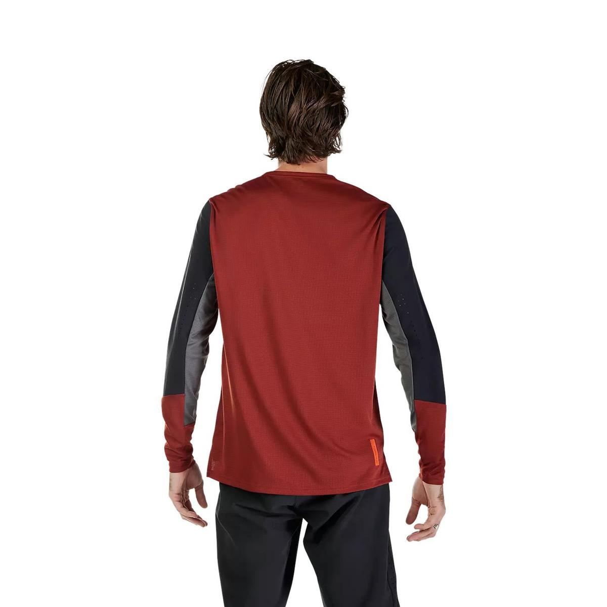Fox Men's Defend Long-Sleeve Jersey - Red