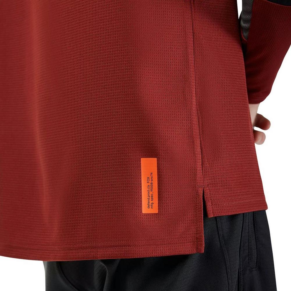 Fox Men's Defend Long-Sleeve Jersey - Red